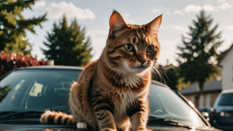 猫が車に乗らないようにする対策