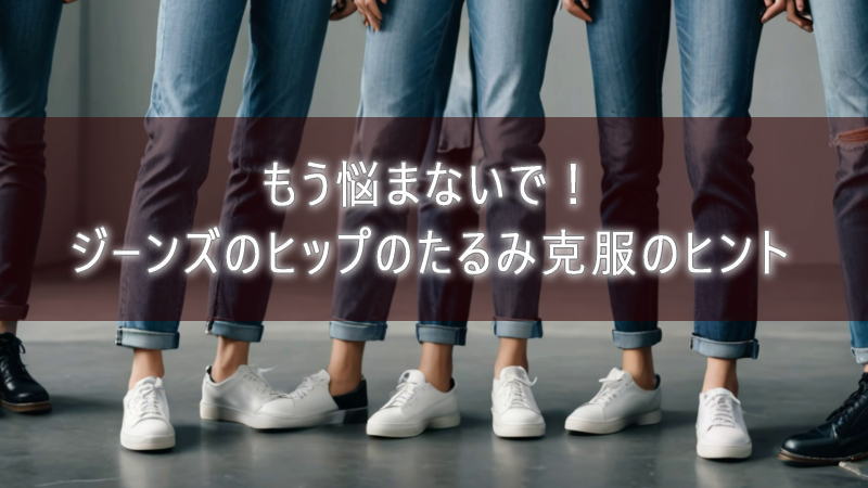 ジーンズのヒップのたるみ問題を克服する7つのヒント！