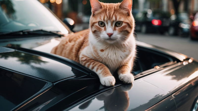 猫が車の上に乗る理由を解明!飼い主必見の対策は?