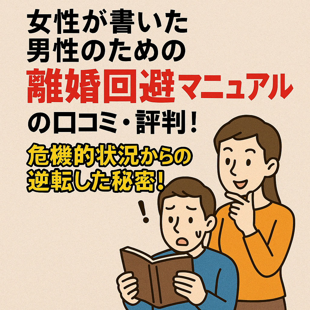 女性が書いた男性のための離婚回避マニュアルの口コミ・評判！