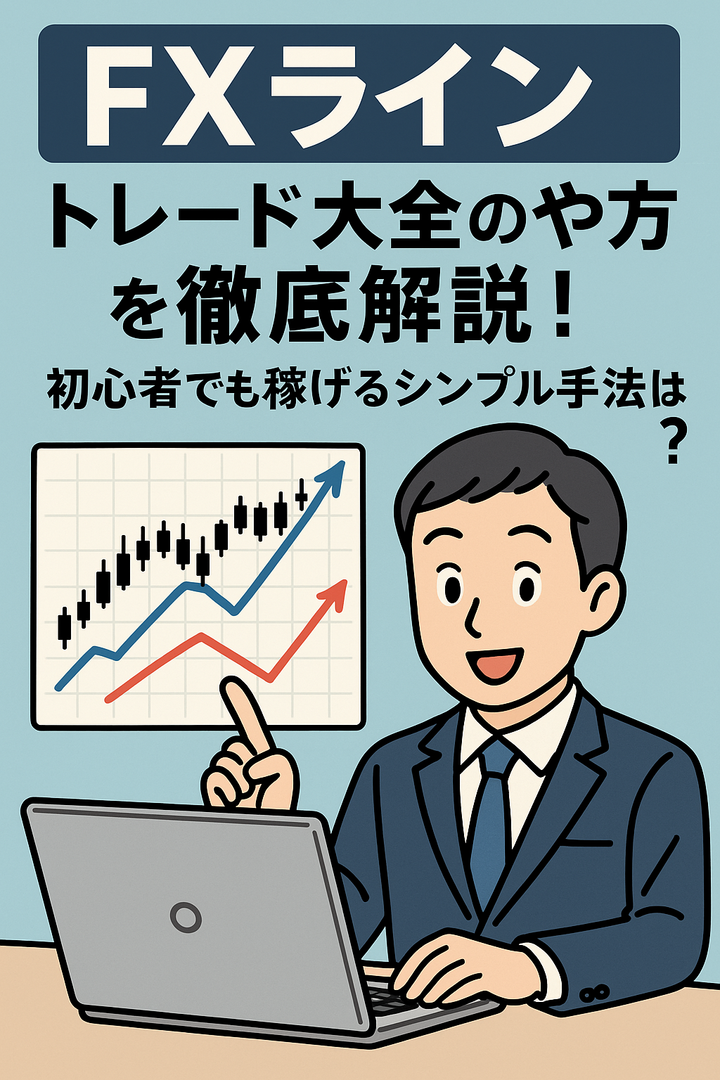 FXライントレード大全のやり方を徹底解説！初心者でも稼げるシンプル手法とは？