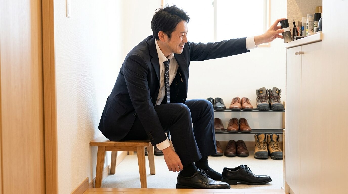 NULLシューパウダーで靴の臭いに悩む男性の悩みを解決